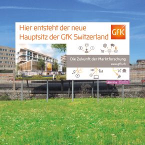 Grossbildwerbung mit Erdanker